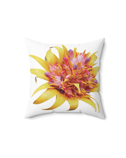 Starburst Bloom Accent Throw Pillow