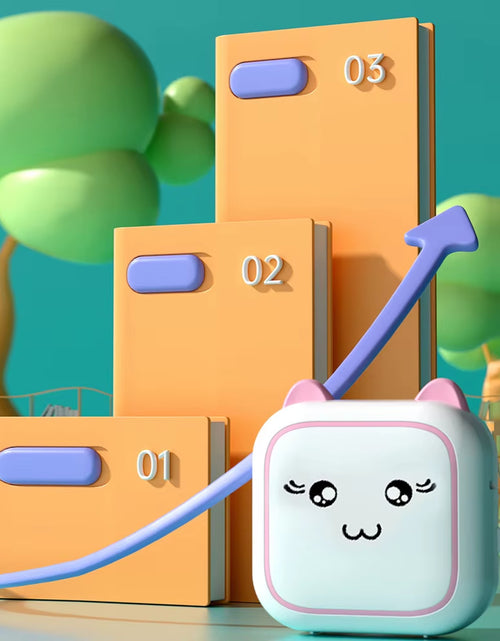 Load image into Gallery viewer, Mini Printer Thermal Adhesive Labels Printer Sticker Bluetooth Mini Pocket Label Notes Printer for Home and Office Android IOS .
