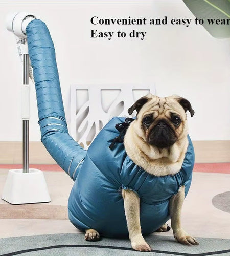 1Pc Portable Folding Pet Hair Dryer Bag - Fast Drying Safe Blow Tech, Effortless Grooming for Dogs of All Sizes