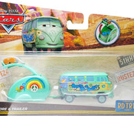 Disney Cars RD TR1P Fillmore & Trailer Diecast Car Set