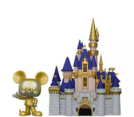 Funko POP! Town: Walt Disney World 50th Anniversary - Cinderella Castle and Gold Mickey Mouse #26