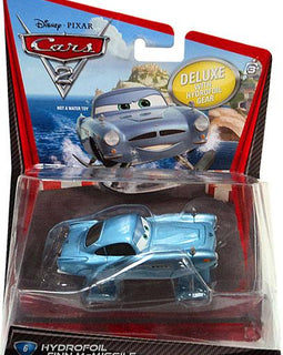 Disney Cars Deluxe Oversized Hydrofoil Finn McMissile Diecast Car